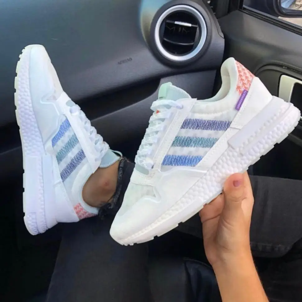 ADIDAS ZX 500 "BLANCA LINEAS AZULES"
