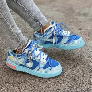 NIKE DUNK LOW OFF WHITE CIELO